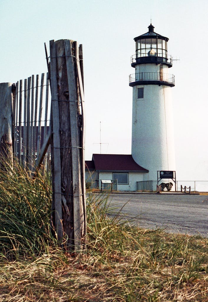 Free stock photo of beacon, building, fence